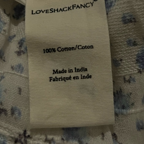 NWT LoveShackFancy KESIA Embroidered Lace Halter Floral Midi Dress Size M - Picture 8 of 8